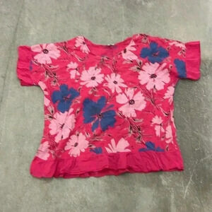 Prospero made in Italy  linen fower top